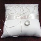Ivory satin bridal ring pillow ribbon veil,wedding accessories r568