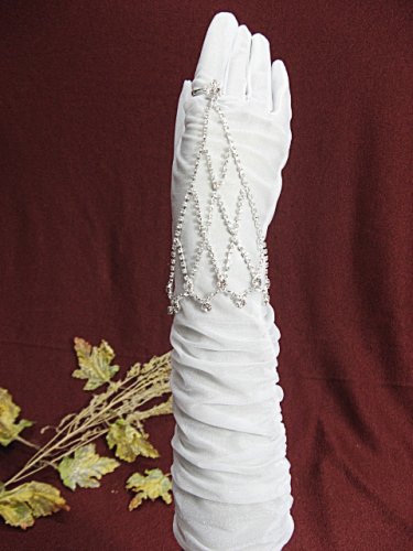 Handmade sparkle crystal rhinestone bridal bracelet veil,wedding accessories #555
