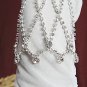 Handmade sparkle crystal rhinestone bridal bracelet veil,wedding accessories #555