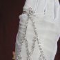 Handmade sparkle crystal rhinestone bridal bracelet veil,wedding accessories #555