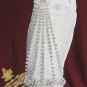Handmade sparkle silver crystal rhinestone pearl bridal bracelet veil,wedding accessories #888
