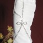 Handmade sparkle crystal rhinestone silver alloy bridal bracelet ,wedding party accessories 758