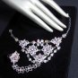 Handmade Bridal sparkle crystal rhinestone rhodium alloy bracelet ,wedding party accessories E8004