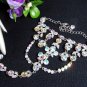 Handmade Bridal sparkle crystal rhinestone rhodium alloy bracelet ,wedding party accessories E8006