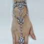 Bridal sparkle crystal rhinestone rhodium alloy bracelet veil,wedding handmade accessories E8009
