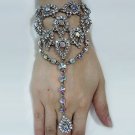 Handmade Bridal sparkle rhodium crystal rhinestone alloy bracelet veil,wedding accessories E8013