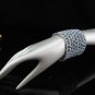 Bridal sparkle crystal rhinestone blue bracelet veil,wedding accessories B001B