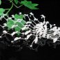 Handmade alloy floral silver bridal comb ,wedding tiara headpiece hair accessories regal 1091