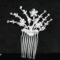 Handmade alloy floral silver small bridal comb,wedding tiara headpiece hair accessories regal 1784