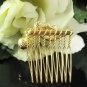 Handmade alloy pearl small bridal comb,wedding tiara headpiece woman accessories regal 1048G
