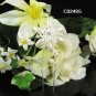 handmade floral silver small bridal comb,wedding tiara headpiece woman hair accessories regal 3249s