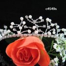 Handmade silver pearl bridal comb,wedding tiara headpiece woman hair accessories 4549