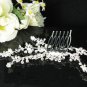 Handmade pearl floral silver alloy bridal comb,wedding bridesmaid hair accessories tiara SL944s