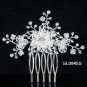 Handmade crystal floral silver alloy bridal comb,wedding bridesmaid hair accessories tiara SL945s