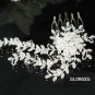 Handmade pearl floral silver alloy bridal comb,wedding bridesmaid hair accessories tiara SL953s