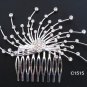 Handmade silver alloy bridal comb,wedding woman hair accessories tiara regal C1515
