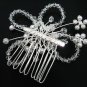Handmade silver pearl alloy bridal comb,wedding headpiece woman hair accessories tiara regal 90106
