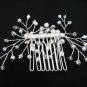 handmade silver pearl alloy floral bridal comb,wedding headpiece woman accessories tiara regal 90139