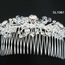 Silver handmade floral bridal hair comb,wedding tiara alloy woman hair accessories SL1061