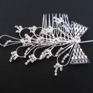 silver handmade rhinestone bridal comb,wedding tiara alloy woman hair accessories  SL1159