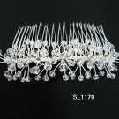 Bridal silver handmade rhinestone hair comb,wedding tiara crystal woman hair accessories SL1179