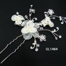 Bridal tiara silver handmade alloy floral hair comb,wedding hairpin hair accessories regal SL1484