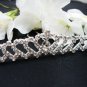 Bridal silver handmade sweetheart hair comb,wedding tiara headpiece hair accessories regal 1323