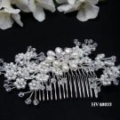 Bridal silver handmade hair comb bride hair accessories wedding tiara regal 4033