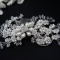 Bridal silver handmade hair comb bride hair accessories wedding tiara regal 4033