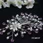 Bridal silver handmade hair comb,bridesmaid hair accessories wedding tiara regal 4035P