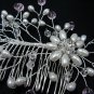 Bridal silver handmade hair comb,bridesmaid hair accessories wedding tiara regal 4035P