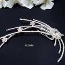 Bridal Tiara Bridal Comb, Silver Crystal Sparkle Hair Comb Tiara style, Wedding hair Comb 846