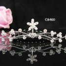 Floral Small Silver Hair Comb, Wedding Comb Jewelry, Wedding Comb, Bridal Comb 8460