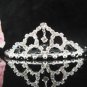 Silver Tiara Bridal Comb,Small Crystal Hair Comb Tiara style, Wedding hair Comb 8494