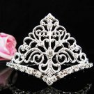 Floral Leaf Hair Comb, Wedding Comb Jewelry, Wedding Comb,Silver Bridal Comb Radiant Beauty 8556