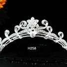 Floral Leaf Hair Comb, Wedding Comb Jewelry, Wedding Comb,Silver Bridal Comb Radiant Beauty H258