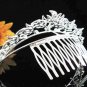 Floral Leaf Hair Comb,silver alloy Wedding Comb Jewelry, Wedding Comb, Bridal Comb Radiant Beauty