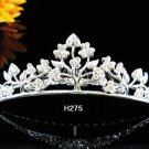 Tiara Bridal Comb,Crystal Floral alloy silver Hair Comb Tiara style, Wedding hair Comb  h275