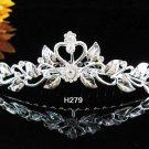 Handmade silver bridal crystal comb,bridesmaid hair accessories,wedding tiara regal h279