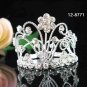 Clear Rhinstone Crystal Weddng Grace Bridal Prom Pageant Tiara Flower Crown8771
