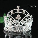Silver bridal crystal small crown wedding bridal hair accessories,wedding tiara regal 8775