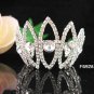 Silver wedding bridal small crown bridesmaid hair accessories tiara regal 6928