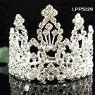 Handmade Silver bridal tiara small crown,wedding hair accessories,delicate regal 5029