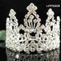 Handmade Silver bridal tiara small crown,wedding hair accessories,delicate regal 5029
