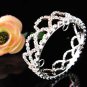 Handmade Silver bride  bridal crystal small crown, wedding hair accessories delicate tiara 2427
