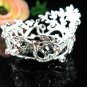 Silver bridal tiara ,crystal metal alloy small crown, wedding hair accessories, regal PJ095
