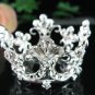 Silver handmade bride bridal tiara ,crystal alloy bridal small crown,wedding hair accessoriesPJ107
