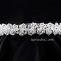 Silver bridal crown swarovski sparkle bugles crystal crown, bridal wedding hair accessories sjs1507