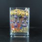 FANCY PURPLE DANGLER ALLOY BRIDAL EAR-DROP ACRYLIC HANDMADE HOOK BRIDE EARRINGS SET E7
