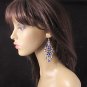 FANCY ROYAL DANGLER ALLOY BRIDAL EAR-DROP ACRYLIC HANDMADE HOOK EARRINGS SET E10RY